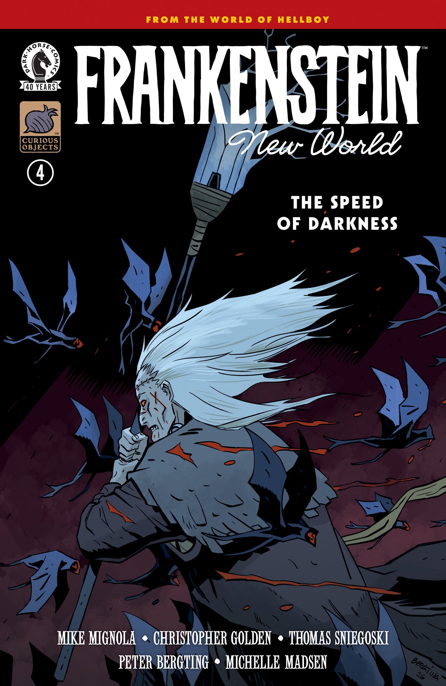 Frankenstein: New World The Speed Of Darkness #4 (Cover A) (Peter Bergting)